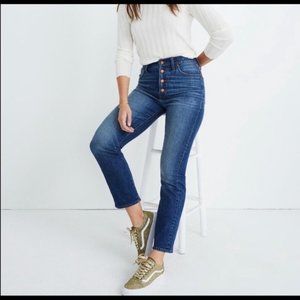 Madewell perfect vintage jean, button fly